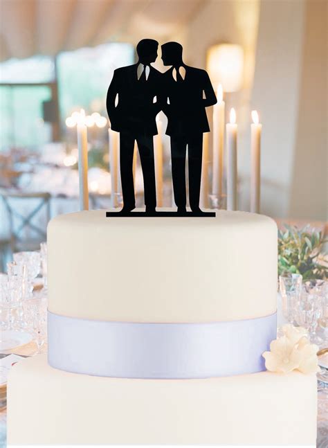 cake topper gay wedding